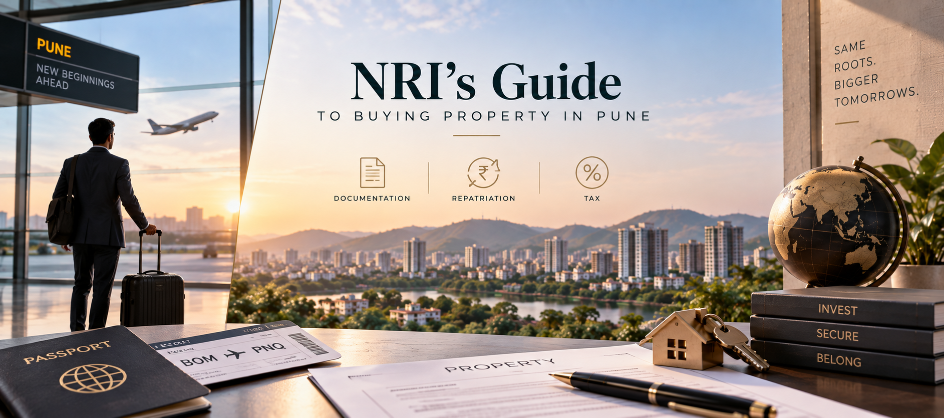 NRI's Guide to Buying Property in Pune: Documentation, Repatriation, and Tax
