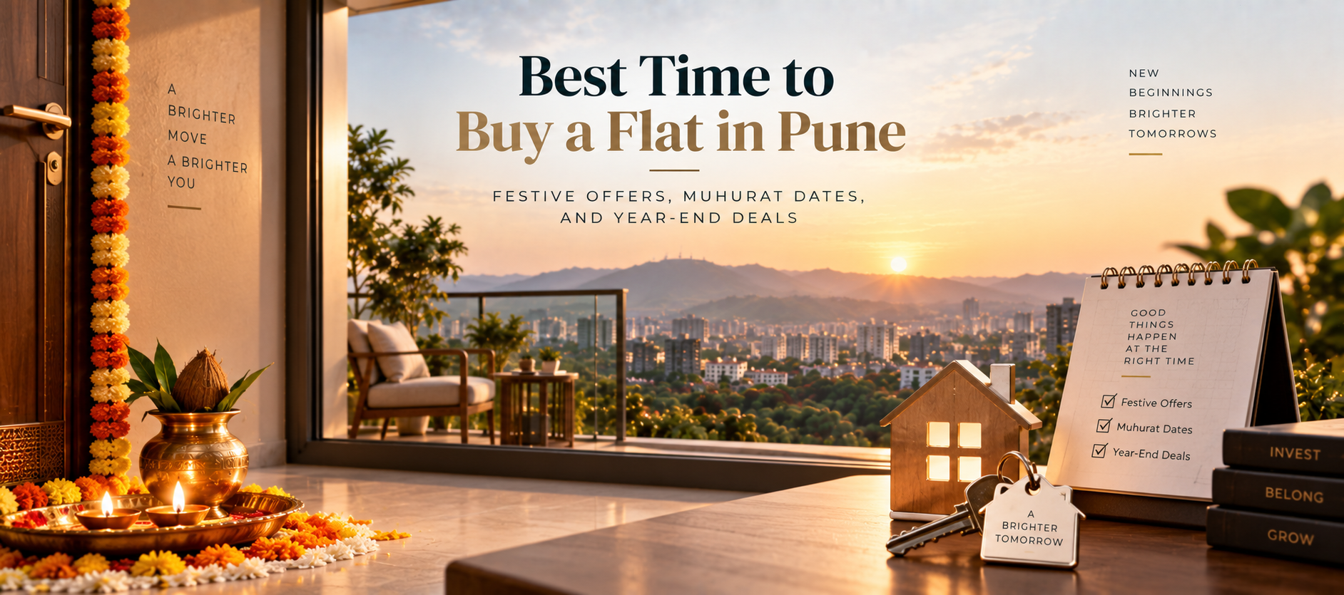 Best Time to Buy a Flat in Pune: Festive Offers, Muhurat Dates, and Year-End Deals