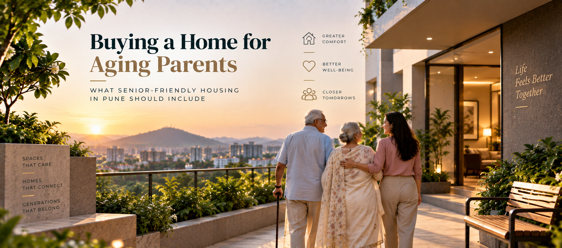 Buying a Home for Aging Parents: What Senior-Friendly Housing in Pune Should Include